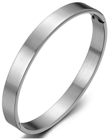 COOLSTEELANDBEYOND Klassiker Herren Damen Armband Armreif aus Edelstahl