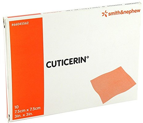 Smith & Nephew Set di 10 Cuticerin CP Unguento sterile, 7,5 cm x 7,5 cm