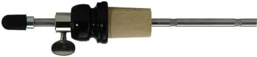 GEWA 414000 Double bass spike standard, spike for double bass, metal rod Ø 8 mm, length 33 cm, hardwood bulb