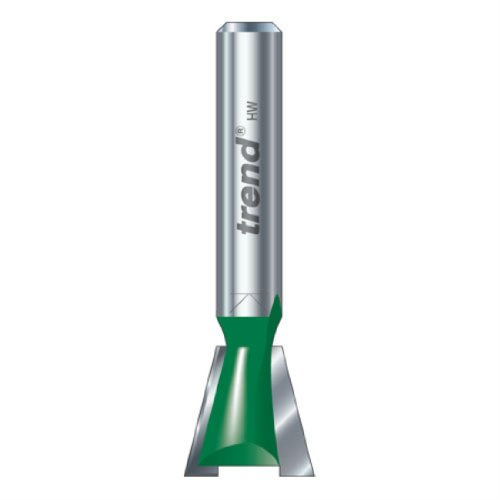 TREND CraftPro Schwalbenschwanzfräser, 8 mm Schaft, 6 mm Schnittdurchmesser, 98 Grad Winkel, Hartmetallbestückt, C154X8MMTC