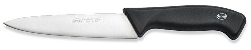 Sanelli Lario Coltello Cucina, Acciaio Inossidabile, Nero, 29 x 3 x 4.5 cm