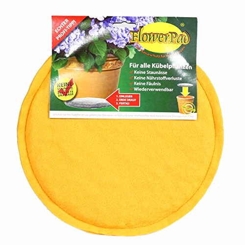 FlowerPad Original 25 cm Profi Drainage für Pflanztöpfe + Übertöpfe – Staunässe-Schutz – Made in Germany