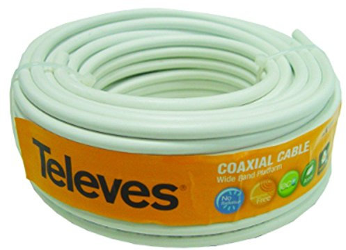 ROHS TELEVES CABLE (ROLLO 20M) COAXIAL TV 75OHM COLOR BLANCO