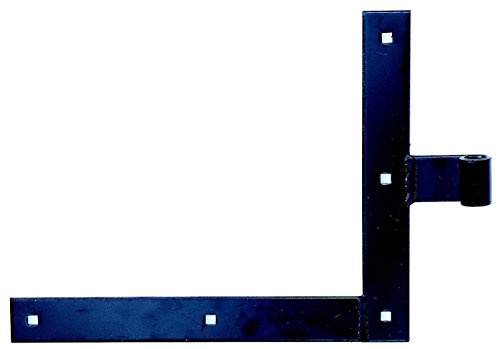Alberts 306373 Fensterladen-Winkelband | Abschluss gerade oder Karpfenschwanz für oben oder unten | schwarz lackiert | Rolle: Ø14 mm | Größe 250 x 300 x 35 mm