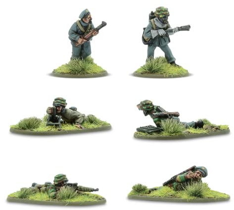 Bolt Action - Italian Airborne flamethrower, sniper and light mortar teams