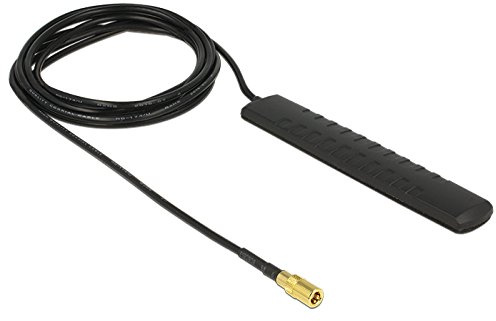 DeLock 89497 Antenne Dab+/DMB/DVB-T2 vers SMB 20 DB 2 m RG-174 Noir