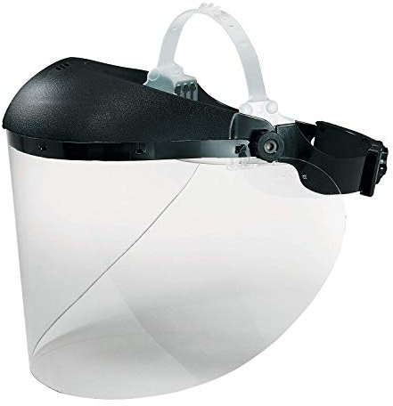 Uvex Visier/Gesichtsschutzschirm 9706 aus Polystyrol, Farbe: farblos, beschlagfrei