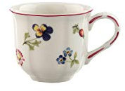 Villeroy & Boch Petite Fleur Mocha/Espresso Cup, 100 ml, Premium Porcelain, Multicolour