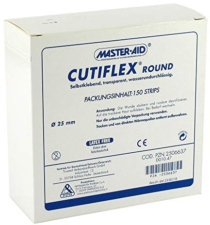 CUTIFLEX Folien-Pflaster round 25 mm Master Aid 150 St