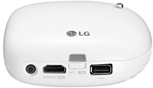 LG PV150G - Videoproyector (100 ANSI, WVGA, HDMI, USB), color blanc
