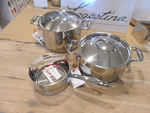 Lagostina Lot de 3 piles académie LAGOFUSION
