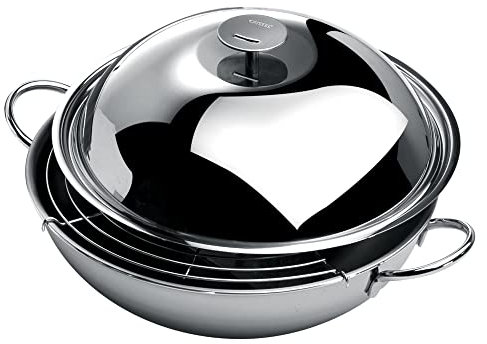 CRISTEL WOKT34 Wok Inox + grille et spatule