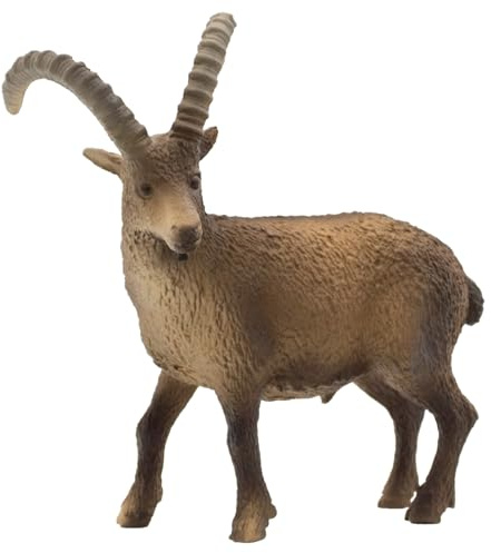 Bullyland 62755 - Spielfigur Steinbock, ca. 9 cm große Tierfigur, detailgetreu, PVC-frei, ideal als kleines Geschenk für Kinder ab 3 Jahren