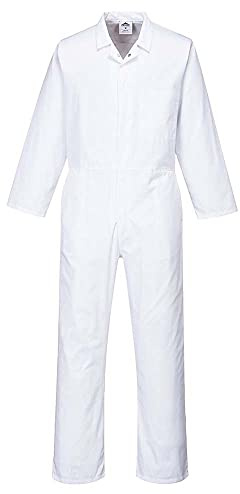 Portwest 2201 Livsmedels Overall, Regelbunden, Storlek 2XL, Vit