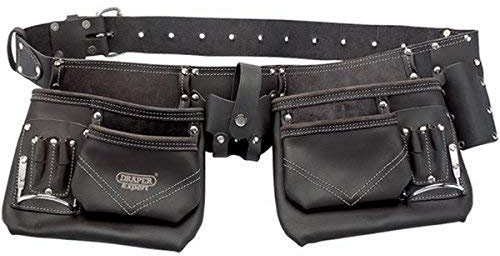 Draper, Cintura porta attrezzi a doppia tasca, in pelle conciata - 3138
