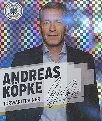 Carte pailletée / REWE DFB Coupe du monde 2014 Andreas Köpke n° 31 / 34