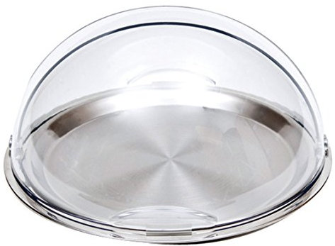 Piazza – Présentoir rond réfrigéré C/Cloche Roll Top et insert en acier – D : 48 cm – H : 28 cm 419000