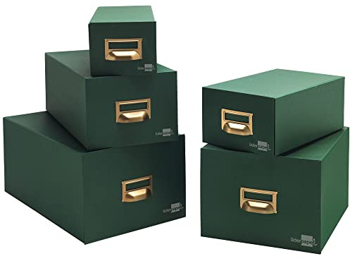 Liderpapel - Tv01 Karteikasten mit 1000 Karteikarten