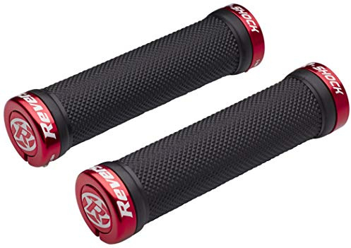 Reverse Grip R-Shock Soft Compound Fahrrad Schraubgriffe schwarz/rot: Größe: 29mm