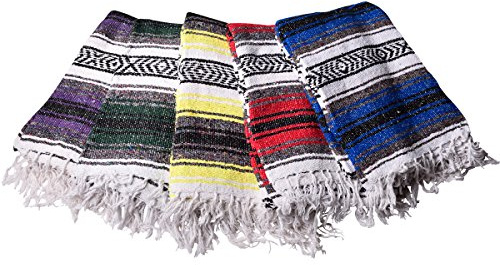 Hugger Mugger Mexican Yoga Blanket (Colors Vary)