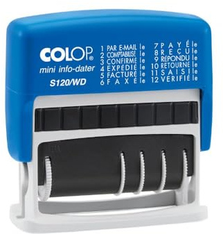 COLOP Wortbandstempel Mini Dater S120/WD, mit Datum, FR