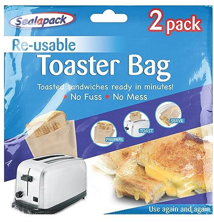 Sealapack SAP010-24 - Bolsa para tostadora, plástico, color plateado