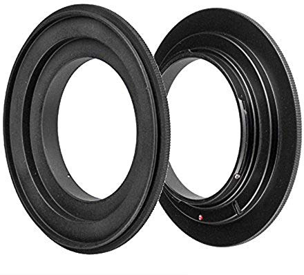 ayex Retroadapter Umkehrring kompatibel mit Sony A-Mount 58mm Reversering Makroadapter zum umgekehrten Anschrauben eines Objektivs