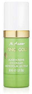 M. Asam Vino Gold Augencreme (30ml) – Parfümfreie Augencreme gegen feine Linien & Falten – natürliche Pflanzenextrakte für intensiven Schutz & Pflege