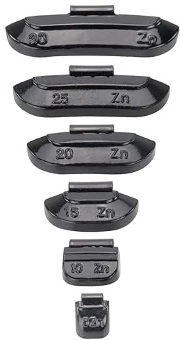 5-30g Schlaggewichte Stahlfelgen Auswuchtgewichte Wuchtgewichte 150 tlg. SCHWARZ