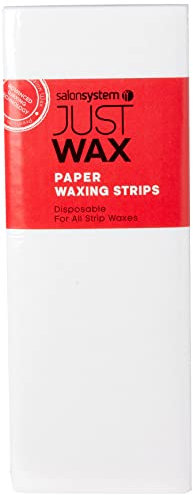 Salon System Just Wax Papier-Enthaarungsstreifen, 100 Stück