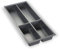 Orga-Box Besteckeinsatz silbergrau für 30er Schublade z.B. Nobilia ab August 2012 (473,5 x 194 mm) Besteckkasten III