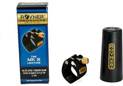 Rovner C-1RL MK111 C-1RL Ligatur für Altsaxophon Es, Schwarz