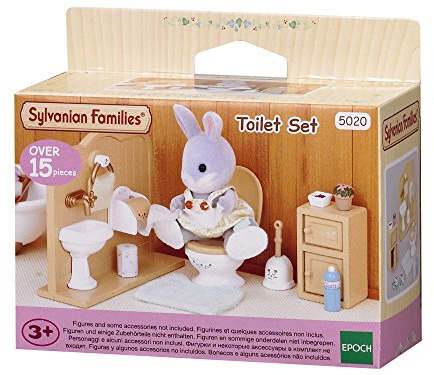 Sylvanian Families 5020 Toiletten-Set - Puppenhaus Einrichtung Möbel