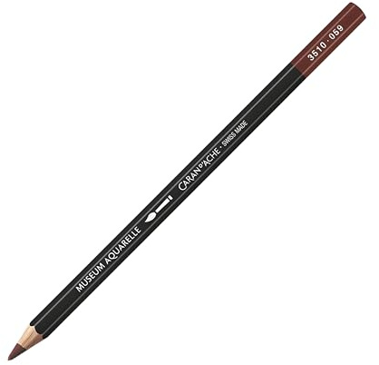 Caran d'Ache Museum Aquarelle Pencil Museum Aquarelle 3510.059/ NR 059 Brown/Brown-FSC (Pack of 1)