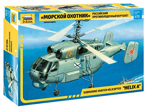 Zvezda 500787214-1:72 Helikopter KA-27 Uboot-Jäger Helix A