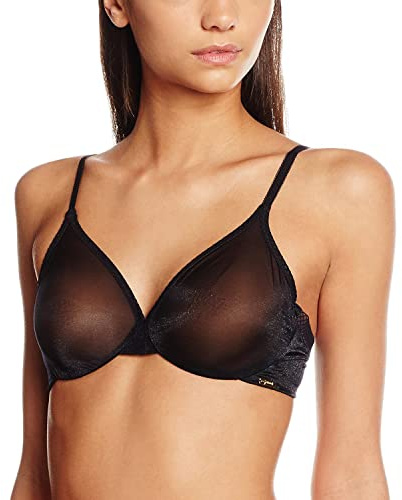 Gossard Dam Glossies Sheer gjuten BH, svart (svart), 32FF