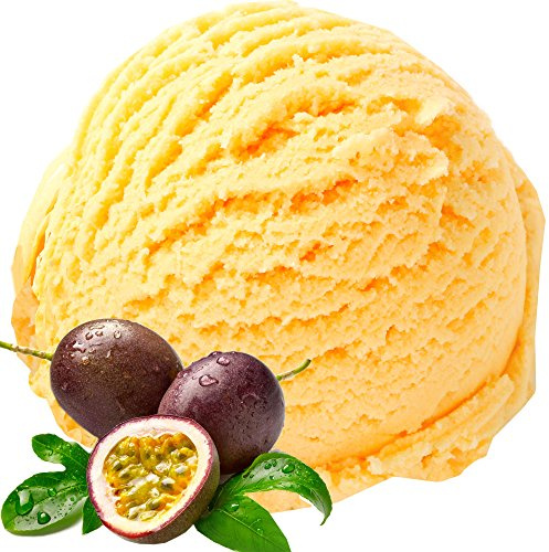Maracuja Geschmack 1 Kg Gino Gelati Eispulver für Speiseeis Softeispulver Speiseeispulver