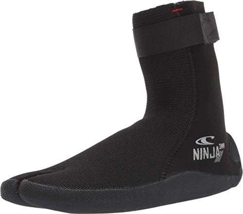 O'Neill Ninja 3mm Split Toe Neoprene Boot, Black, 7