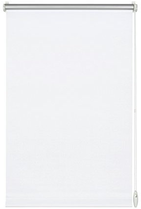 GARDINIA Thermo-Rollo mit Thermo-Rückseite zum Klemmen oder Kleben, Höchste Lichtreflektion, Energiesparend, Lichtundurchlässig, Alle Montage-Teile inklusive, EASYFIX Rollo Thermo, Weiß, 45 x 150 cm (BxH)