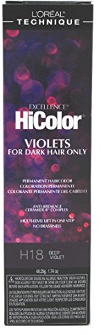 Loreal Excel HiColor H18 Tubo de profundidad Violet 1.74oz