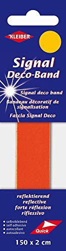 Kleiber 150 x 2 cm Selbstklebendes Signalband, orangefarben