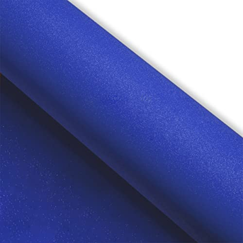 (7,5€/m2) Könighaus Diamand Glitter Blau Autofolie 500 x 152 cm blasenfrei mit Anleitung (Glitzer Folie)