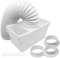 Spares2go Kit Universel de boîte et de Tuyau d'évent de condenseur pour sèche-Linge
