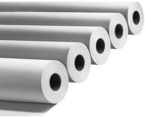 Confezione 4 Rotoli Plotter cm 61x50 mt 80 gr/mq Anima 50 Carta Bianca A1