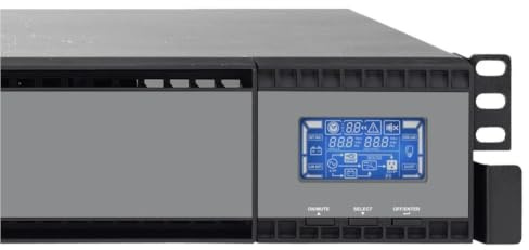 Phasak PH 9330 - Sistema de alimentación ininterrumpida (2000 VA, LCD, USB, SNMP OPC + RJ45 + RS-232) Rack de 19