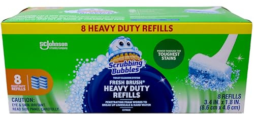 Scrubbing Bubbles Fresh Brush Heavy Duty Refill 8 Count