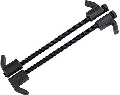 Neilsen CT0917 2-Piece Coil Spring Compressor Set, 280mm Length, Heavy-Duty Steel, Compatible with 21mm Socket/Spanner, Ideal for Passenger Cars and Light Duty Trucks