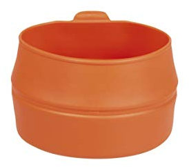 Wildo Tasse pliante en plastique - 200 ml 600 ml Orange.