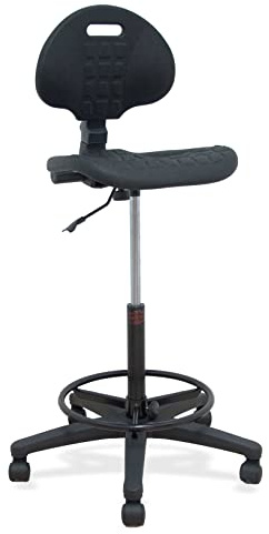 Piqueras y Crespo T31 - Taburete de Trabajo ergonómico, Giratorio y Regulable en Altura