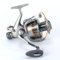 Yoshikawa Spinnrolle mit Baitfeeder, Karpfen-Angelrolle, 10+1 Kugellager, 5,5:1, korrosionsbeständige Aluminiumspule, Meeresangelrolle 6000, maximale Zugkraft 36 lb, Kohlefaser-Zugkraft